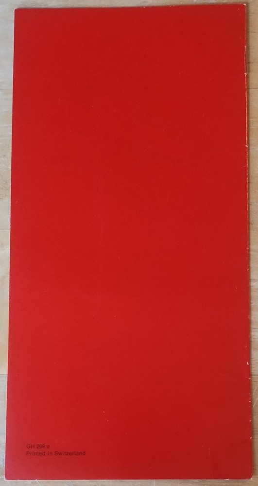 Original HERMES Model 209; 10-Key High Speed Adding Machine Operator's Manual