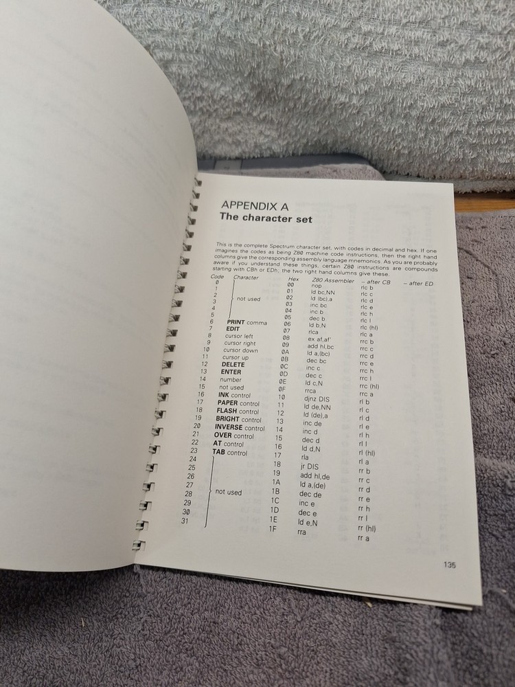 Sinclair ZX Spectrum Basic Programming Manual 1982 Third Edition Wicks