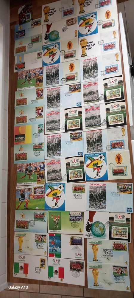 World Cup 1986 Official Commemorative Covers.