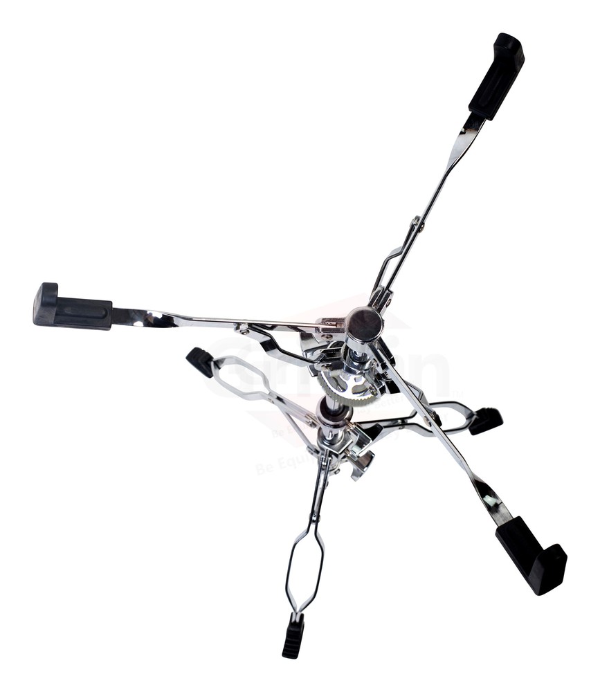 GRIFFIN 2-PACK Snare Stand & Hi-Hat Pedal | Drum Hardware Pull Chain Chrome Set