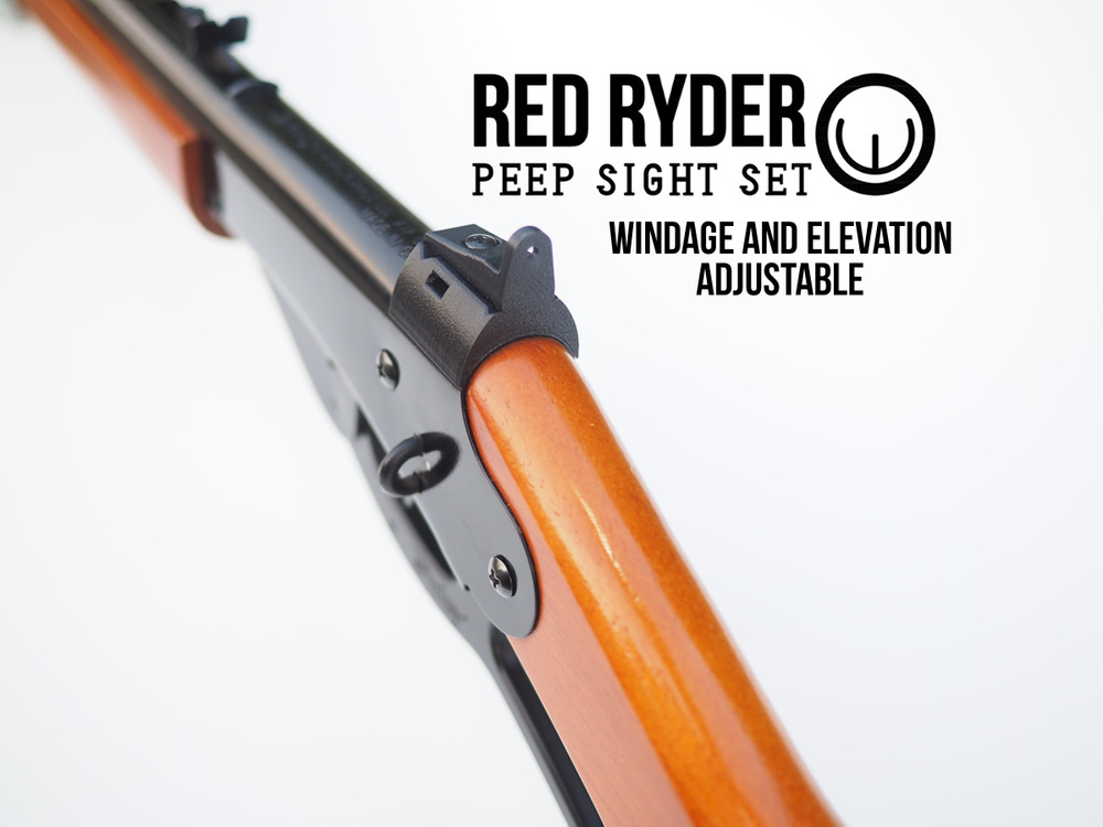 Daisy Red Ryder/ Buck 105 Peep Sight Set - Elevation and Windage Adjustable