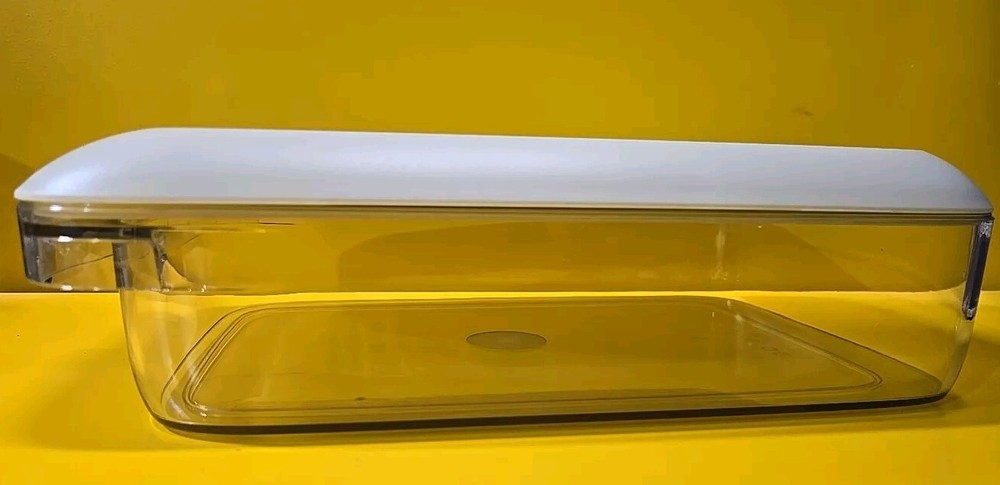 HuBee Multi-Purpose Fridge/Freezer Adjustable Air Vent Container In Grey, NIB.