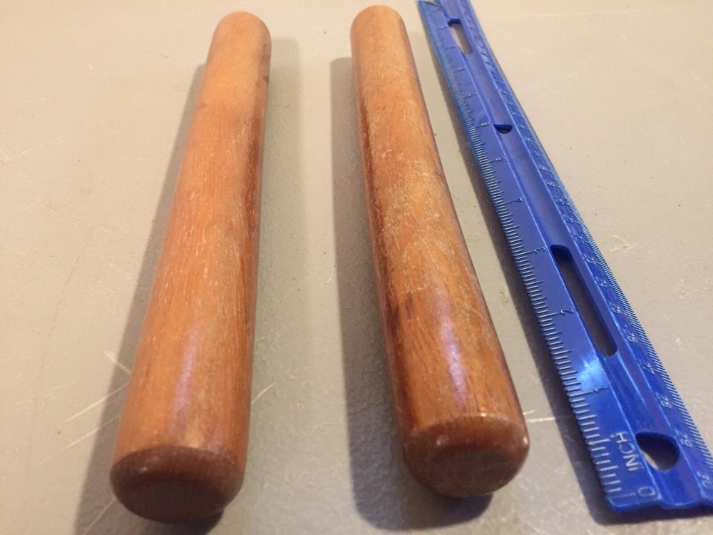 Claves. Wood. Unknown Maker.