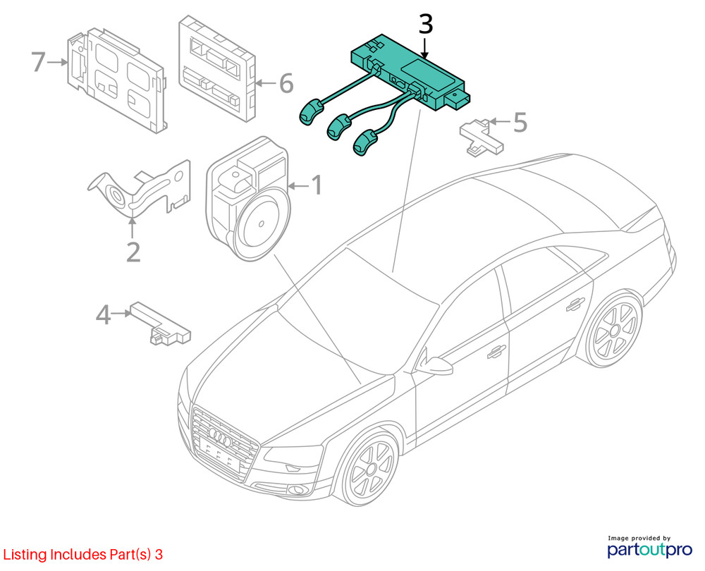 Audi Movement Detector 4H0951177