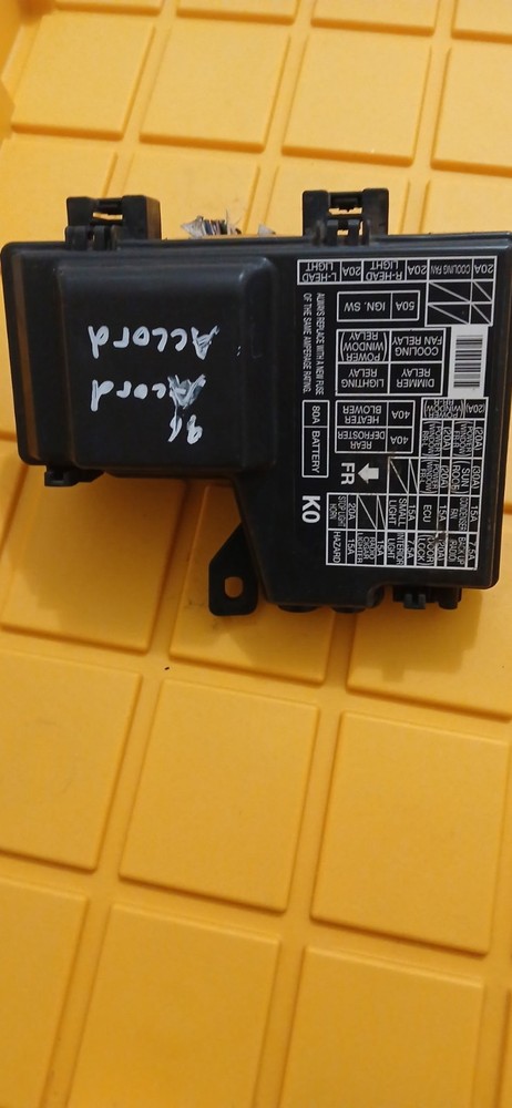 1996 Honda Accord Engine Fuse Box