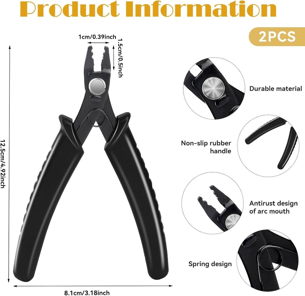 Bead Crimping Pliers Jewelry Making Tool