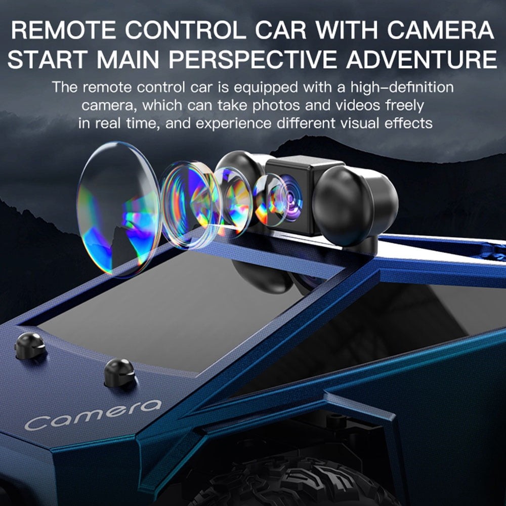 1: 28 RC Model Vehicles Car with HD Camera LED Lighting Multiple Control Modes