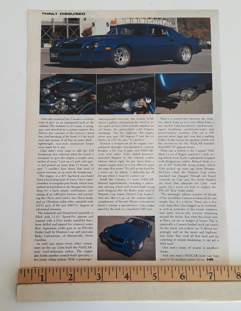 1978 CAMARO ORIGINAL 2004 ARTICLE
