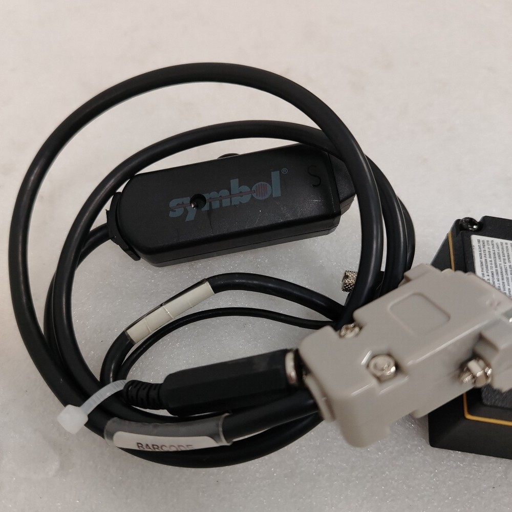 ASM 02-69013 + LS-1220-I300A Barcode Reader Cable With Barcode Scanner