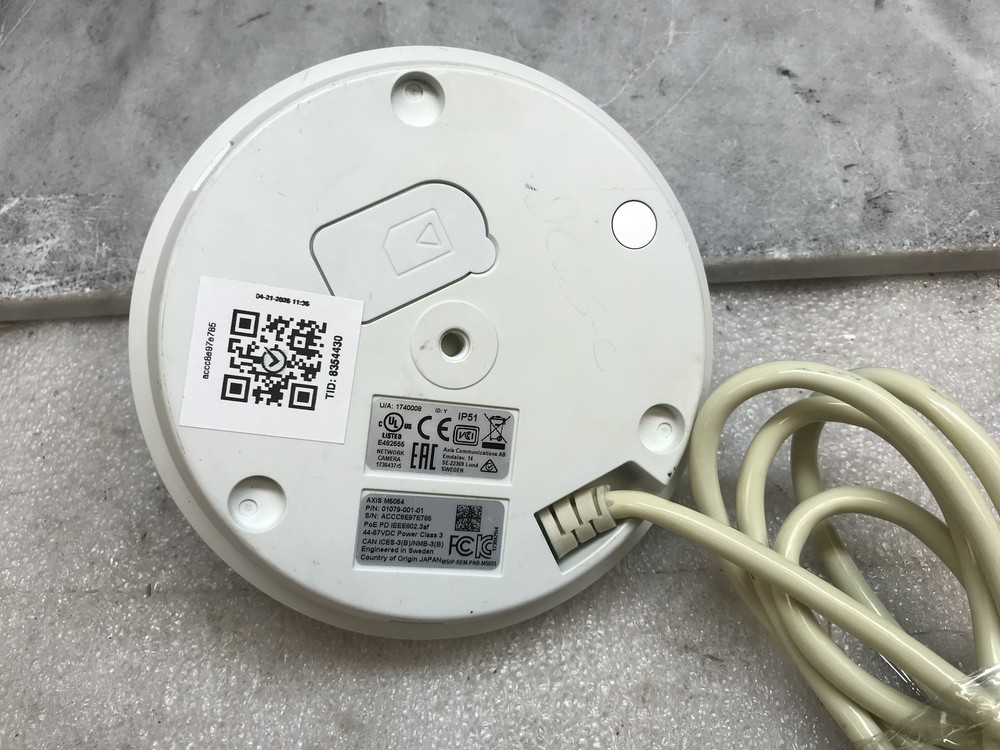 Axis M5054 PTZ Network Camera ~ 48 VDC PoE Powered *NO MOUNTING PLATE*