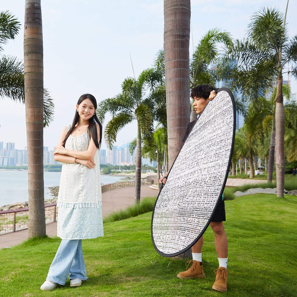 US Godox 55CM W-RFT55 Collapsible Windproof Reflector Portable Diffuser Disc