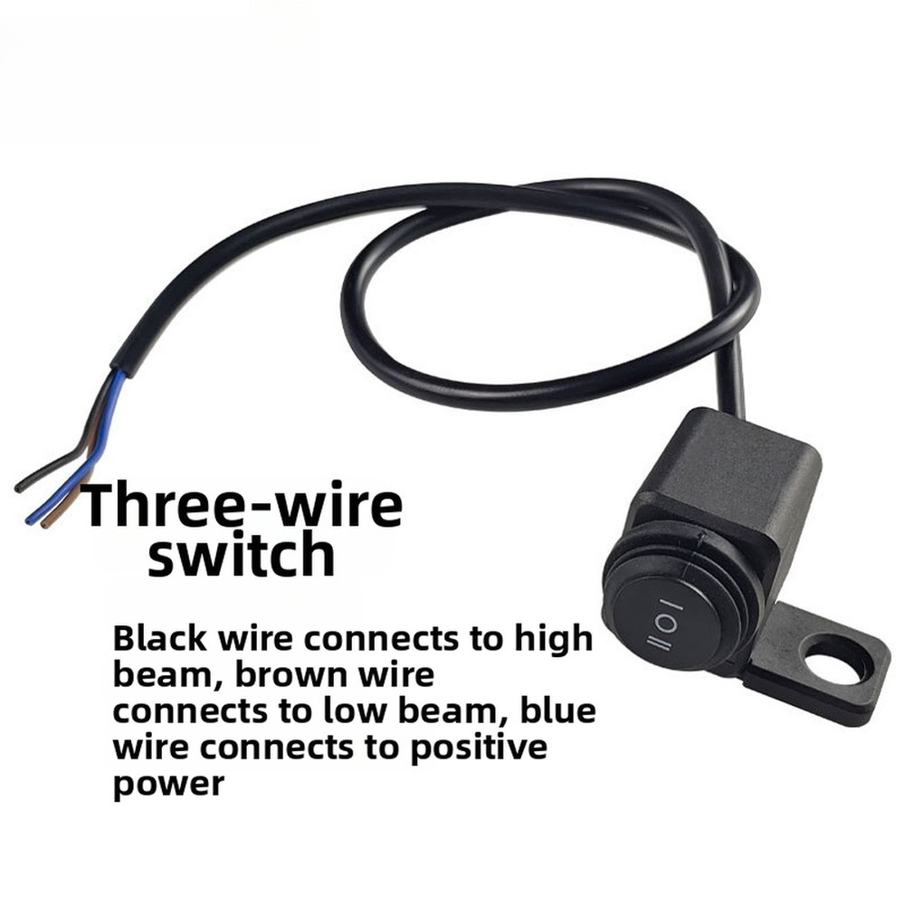 Motorcycle Switch for Mirror Conversion Water Protection Design Compact Size