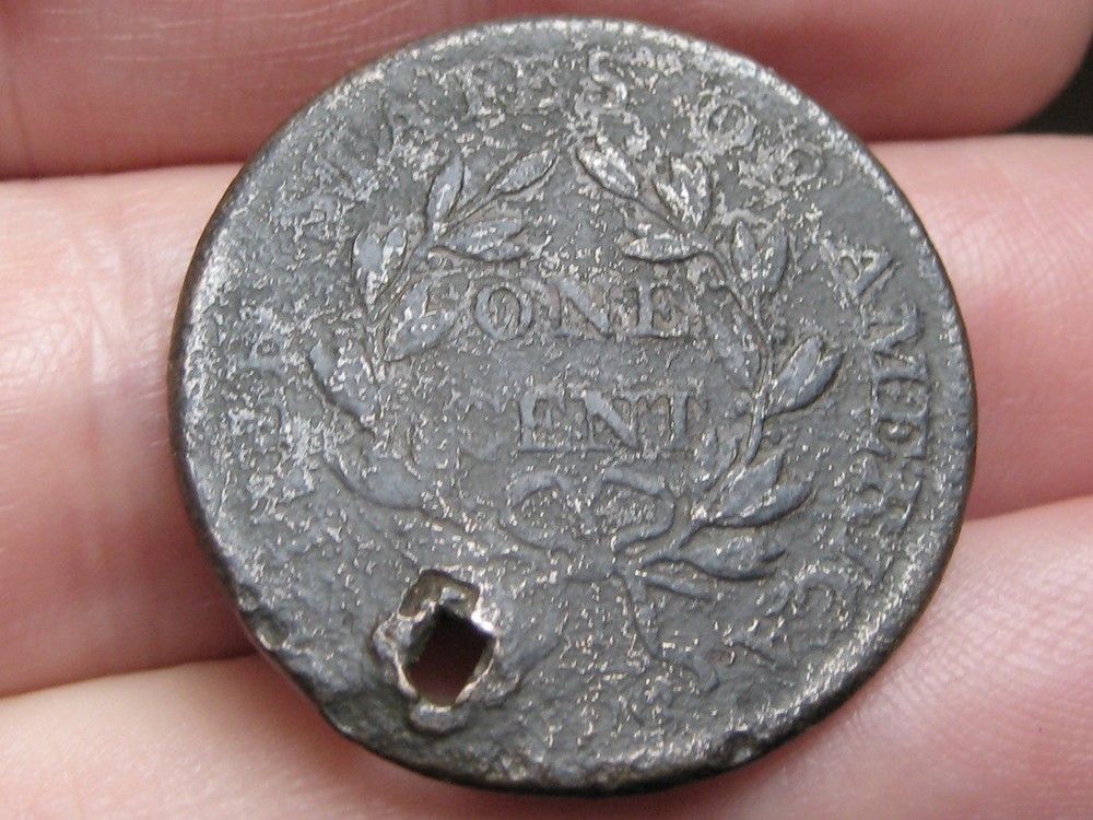 1807 Draped Bust Large Cent One Penny- Fine Details
