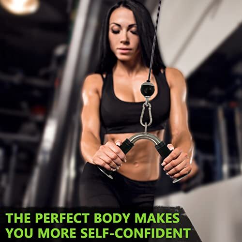 V Handle Row V Shaped Pulldown Bar Cable Machine Attachment Set