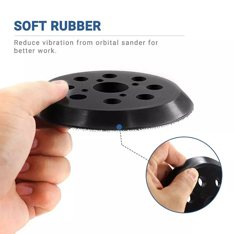 2Pcs 5" 8 Hole Orbit Sander Pad Hook and Loop For SKIL SR211601 SR6604B SR660302