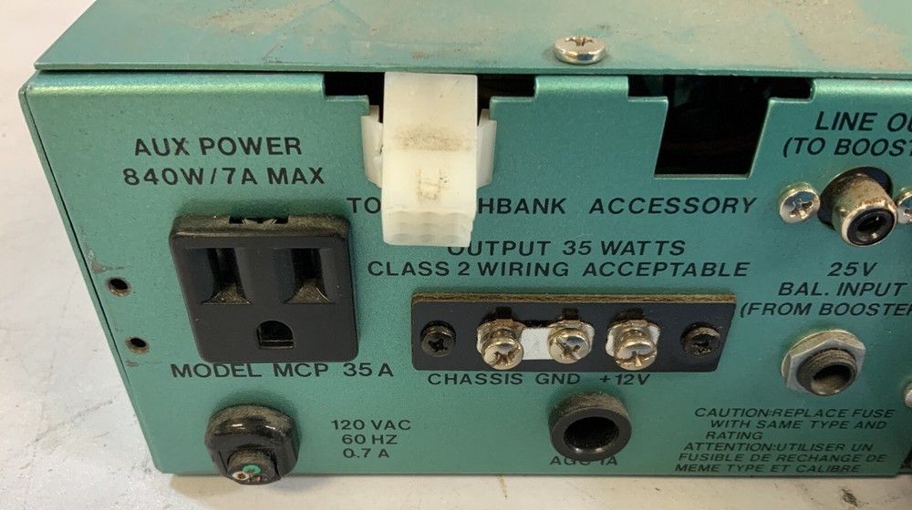 Bogen MCP35A Intercom Master Control Panel 35W-N1A