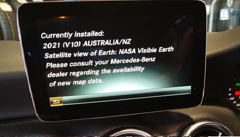 Mercedes Benz Australia NZ Comand NTG 5s2 Map Update + Activation Code v10 2021