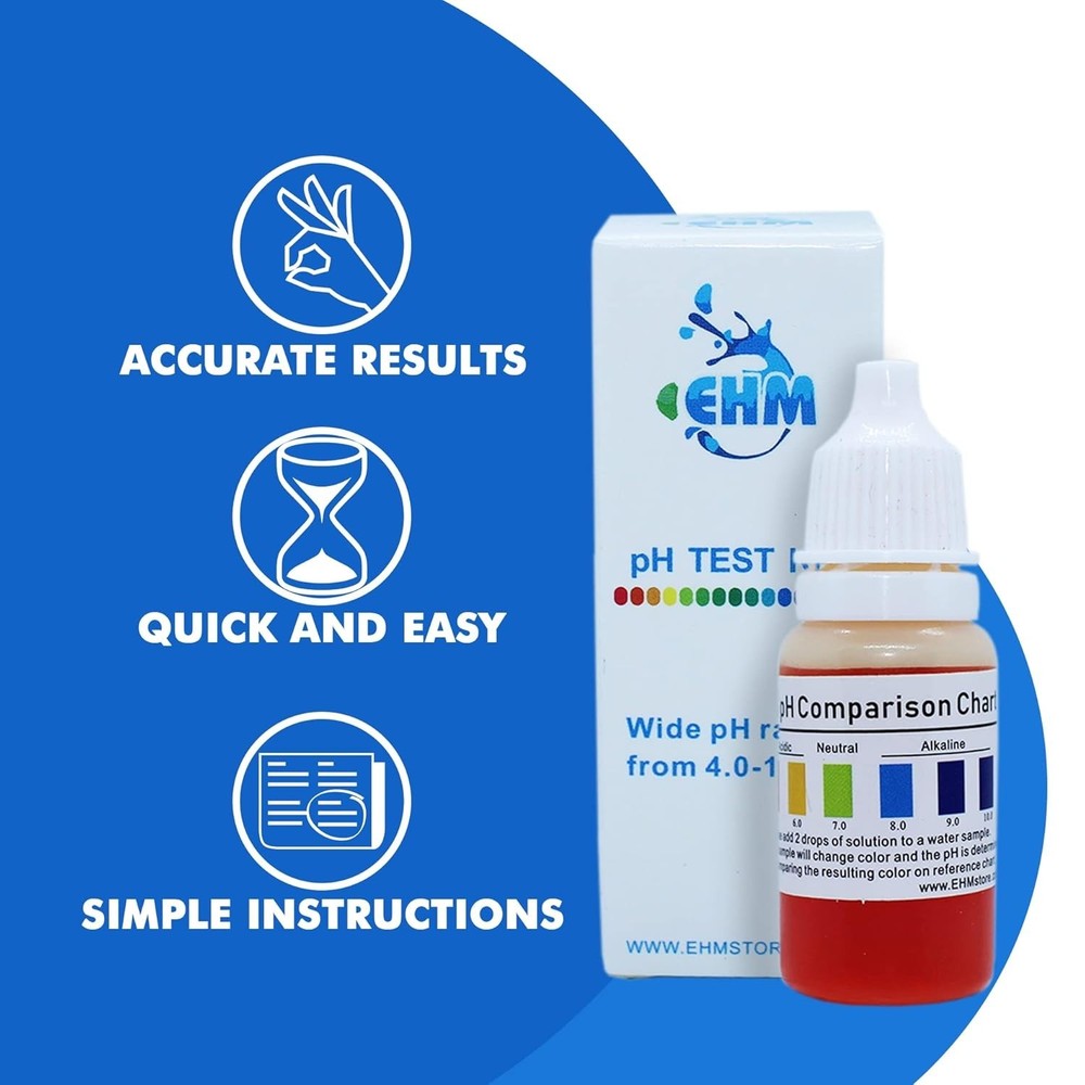 Beginner-Friendly pH Kit for Drinking Water - 4.0 to 10.0 Measurement Range