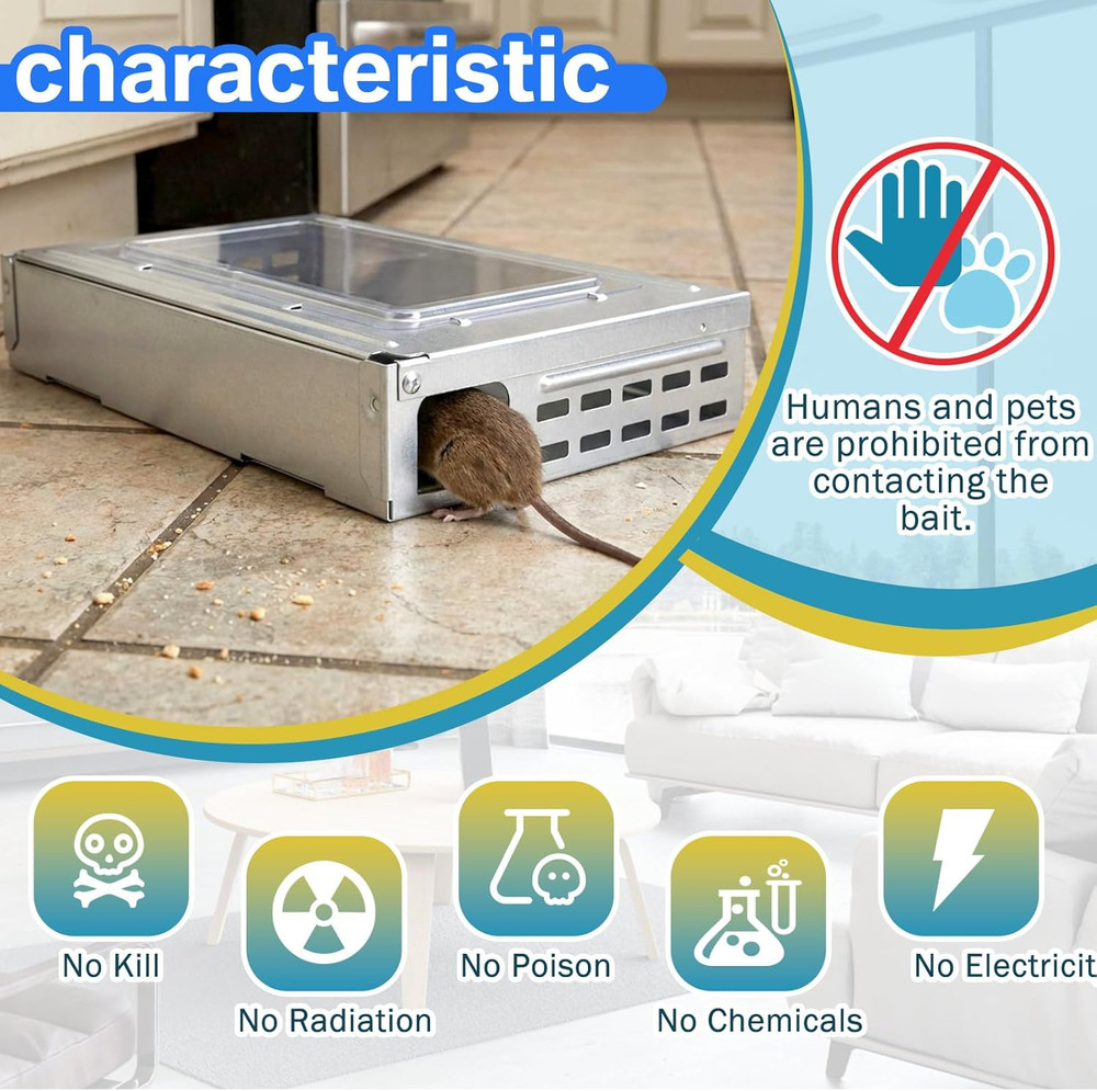 Reusable Solid Pro Series Multi-Catch Mouse Trap