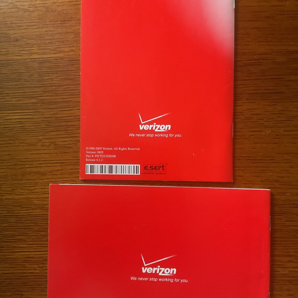 VIntage Verizon ISP Starter Kit Disk And Booklet Release 6.1.2 2005 Version