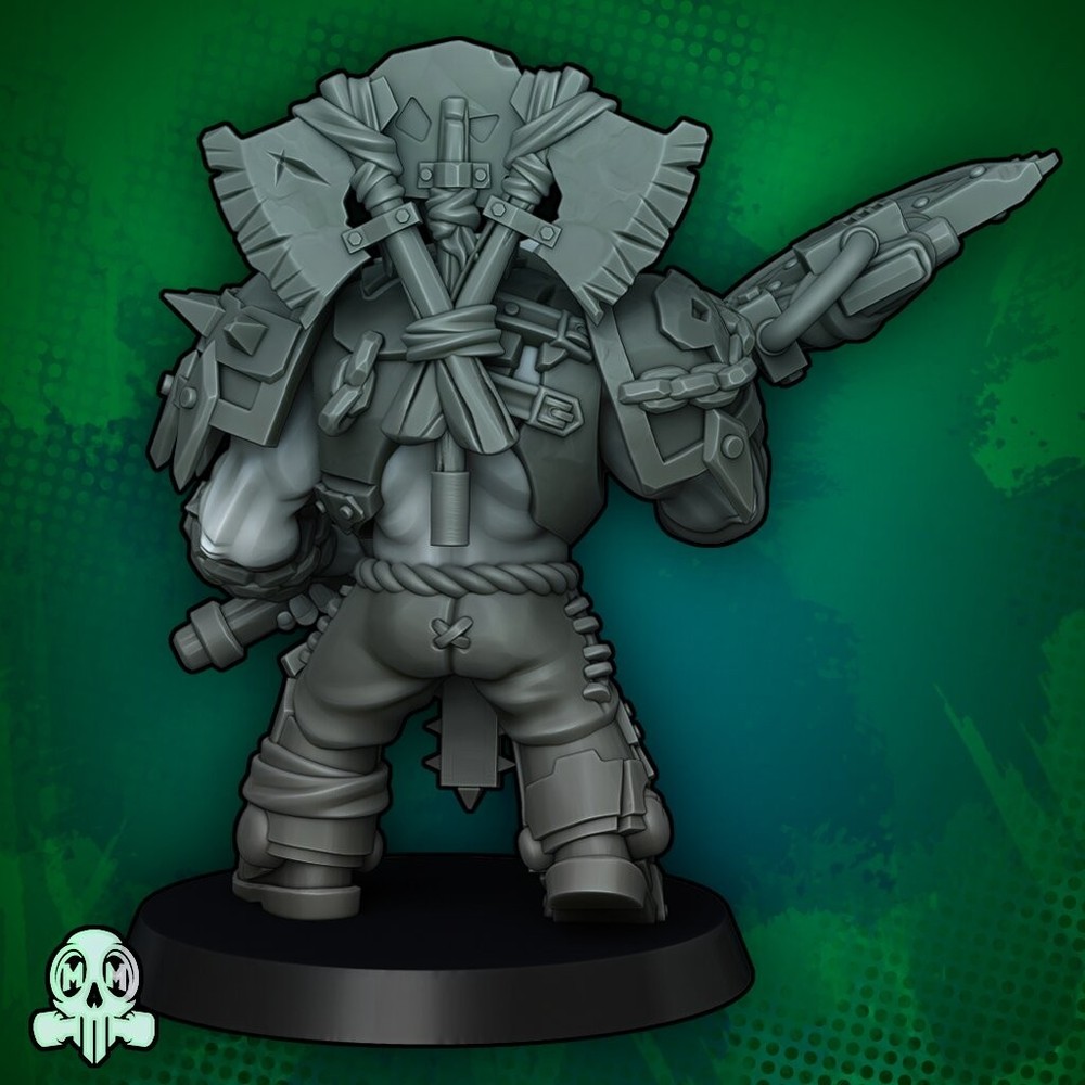 ORC MEGABOSS IN LOOTED ARMOUR