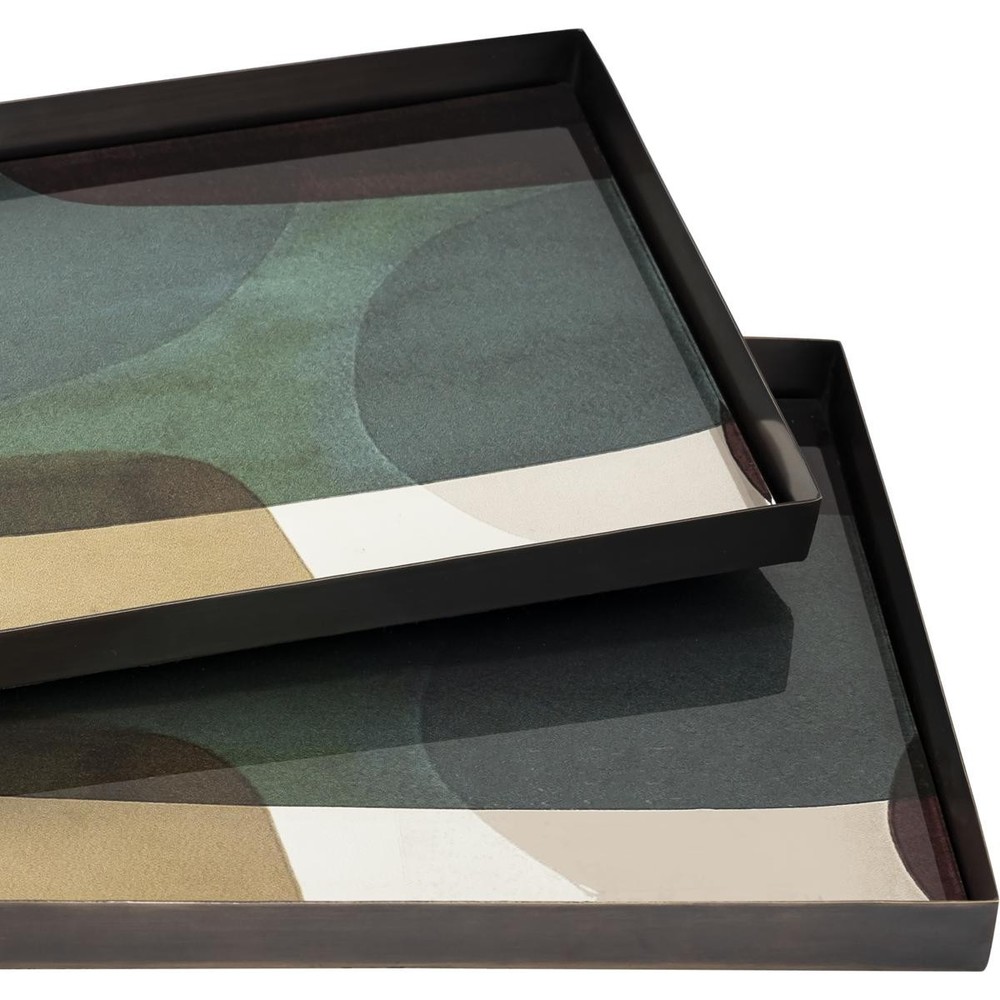 Atlas Lighting & Home AC11352-01 Gresham Bronze with Green Tray