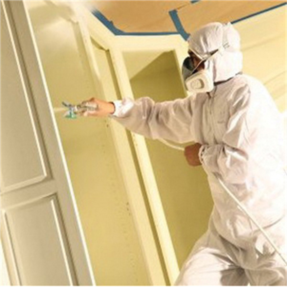TRIMACO SuperTuff 28042 Anti-Static Breathable Painter's Spray Suit, Large, Whit