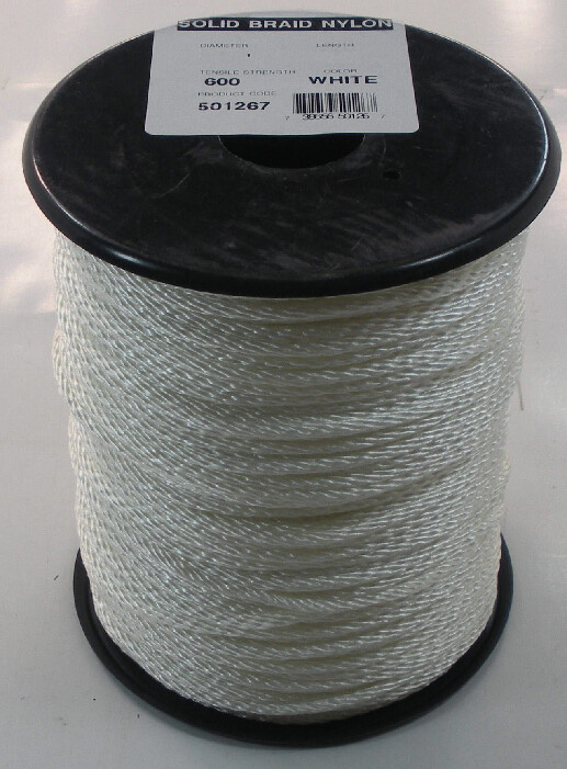 Unicord Solid Braid Nylon Rope 5/32" x 500 Ft
