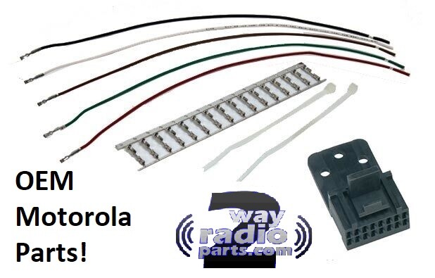 Motorola HLN9457AR HLN9457 16-Pin Accessory Connector Kit CDM1550, PM400, SM120