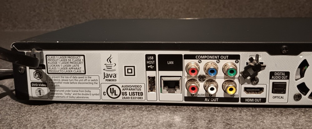 Samsung Blu Ray BD-P1600