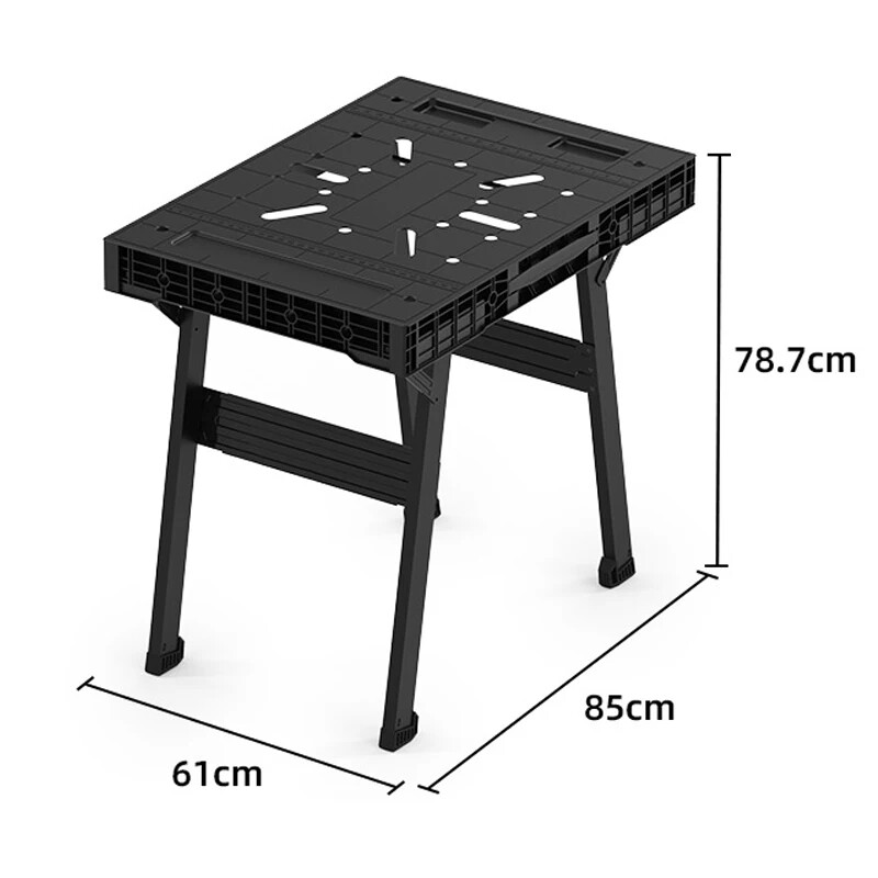 Folding Workbench, 2-in-1 Easy Installation Portable Folding Workbench