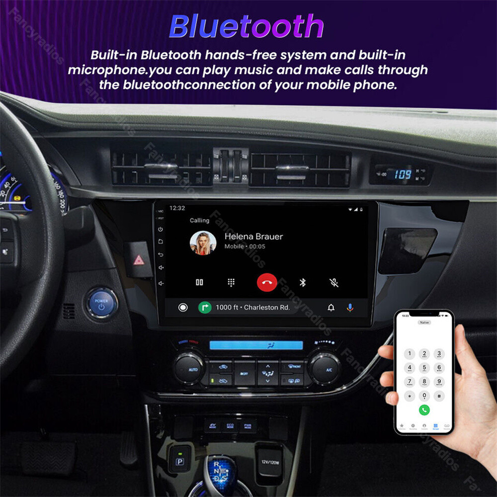 For Toyota Corolla 2014 2015 2016 Android 13 Car Stereo Radio GPS Navi CarPlay