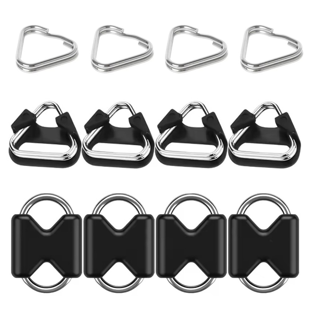2/4/8/10pcs Camera Split Ring Strap Triangle Hook Fujifilm Nikon Canon DSLR