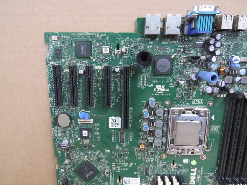 Dell 0H19HD Server Motherboard Dual Intel Xeon E5607 CPU Combo TESTED