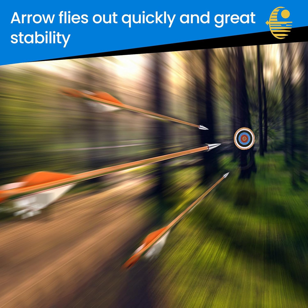12Pcs Archery Field Points, 100/125/150/30