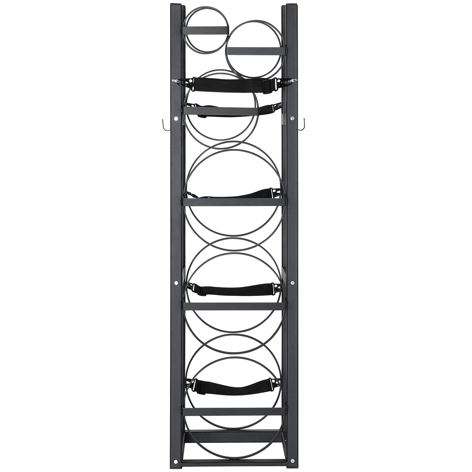 VEVOR Refrigerant Tank Rack 3 x 30lbs and 3 Small Tanks Cylinder Tank Rack