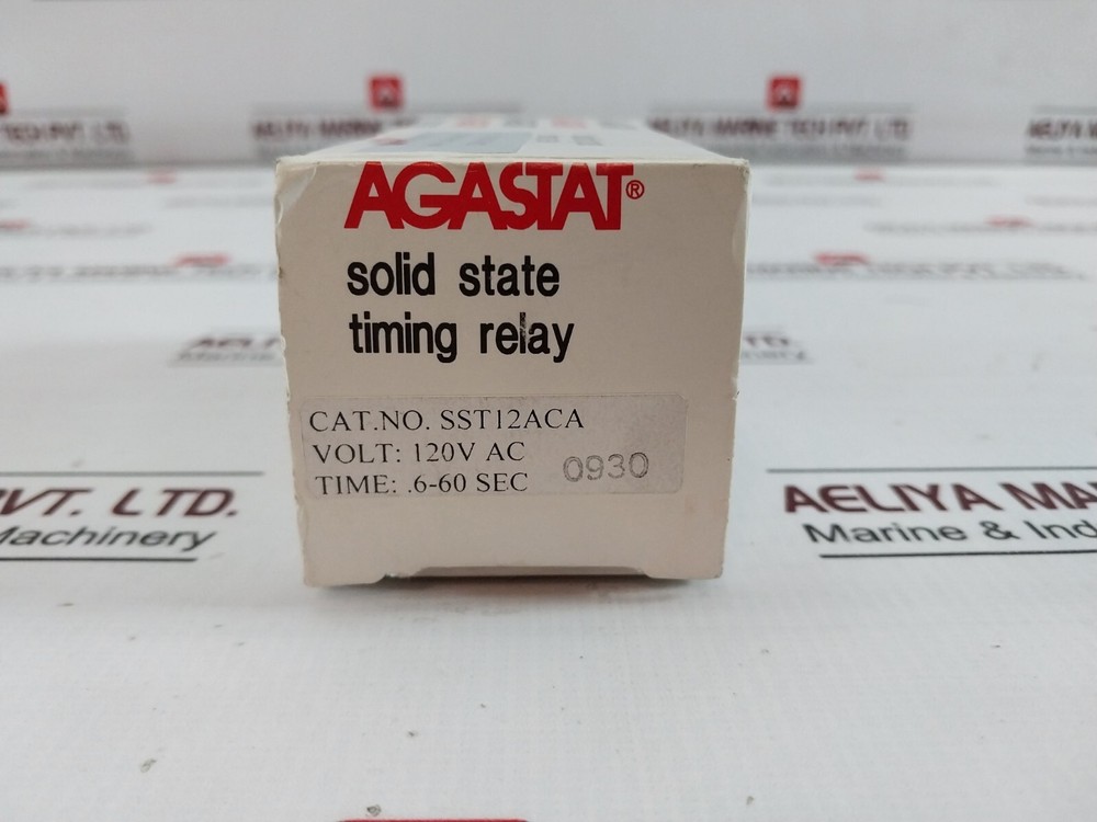 AGASTAT SST12ACA Timing Relay Solid State 120VAC 0.1-10 Sec 10A
