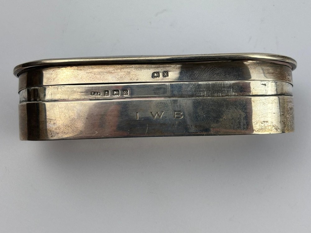 Silver And Turtle Shell Sewing Kit Box