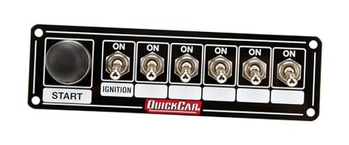 50-865 Ignition Panel Blk. w/Start But. 5 ACC