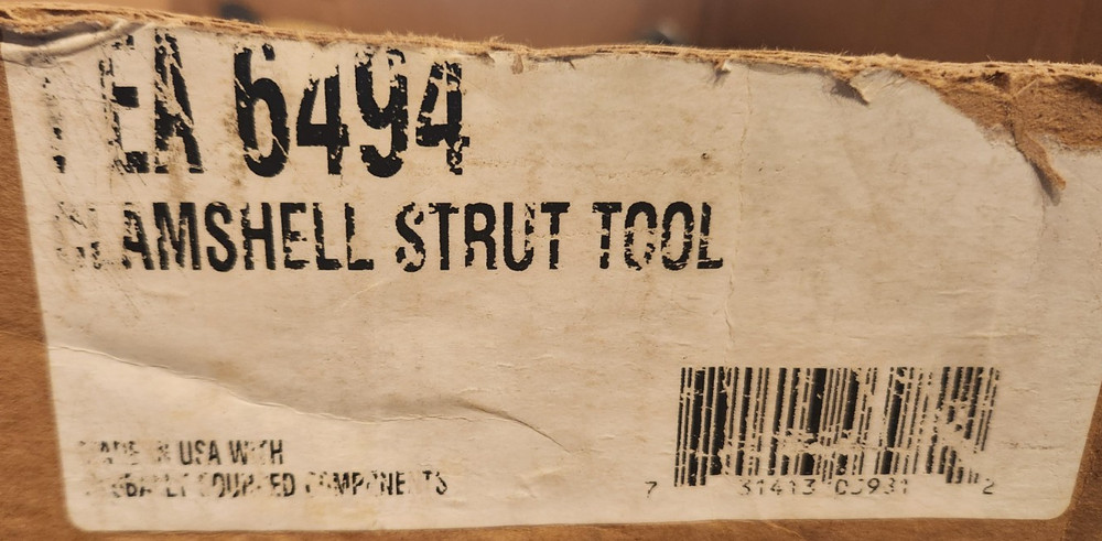 OTC Clamshell Strut Spring Compressors 6494. Strut and coil spring compressor.