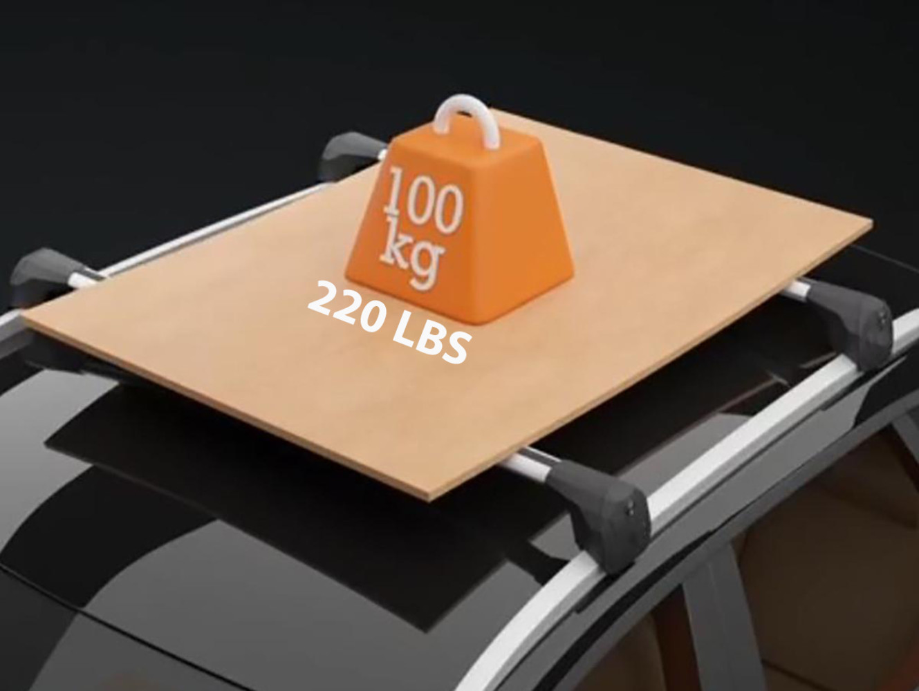 For Lexus RX 2022-2025 Roof Rack Cross Bars Flush Rail Fix Alu Silver