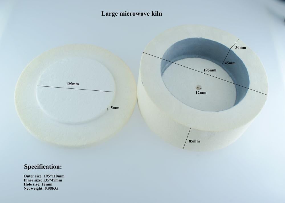 Large Microwave Kiln for Glass Fusing