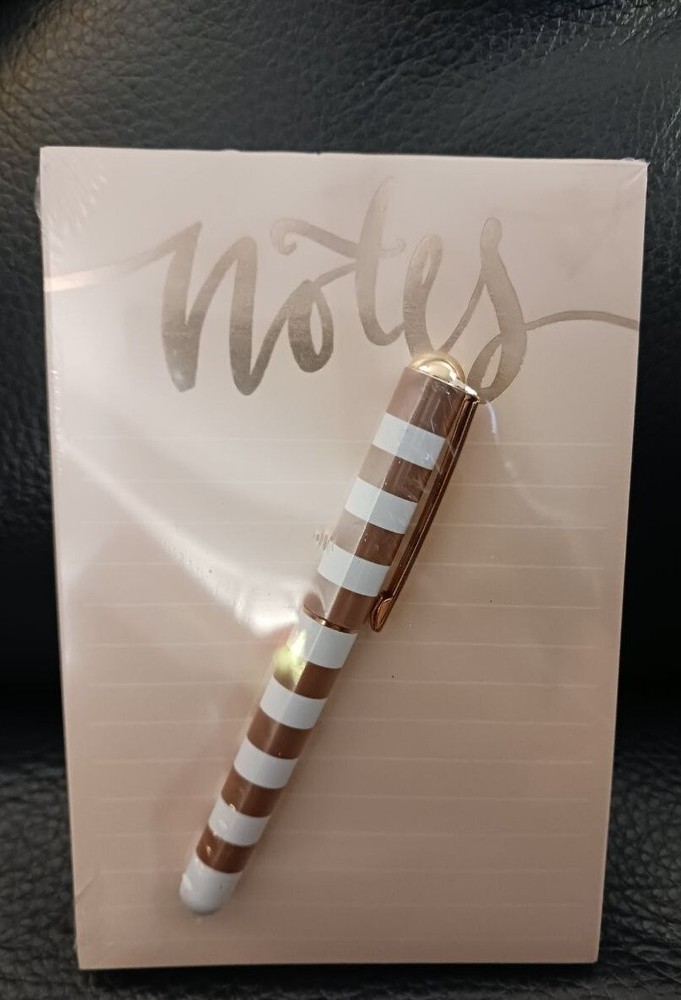 Lady Jayne Ltd 17148 100 Foiled Sheets, Notes, with matching pen