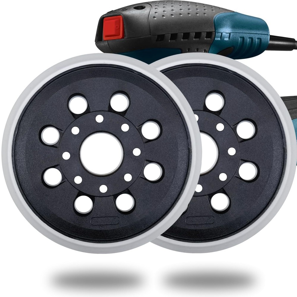 2 Pack 5 Inch 8 Hole Hook & Loop Replacement Sander Pad for 5" Bosch ROS20VS,