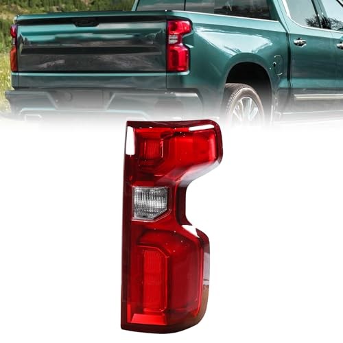 Tail Light Assembly Compatible with 2019-2023 Chevy Silverado 1500 Direct right