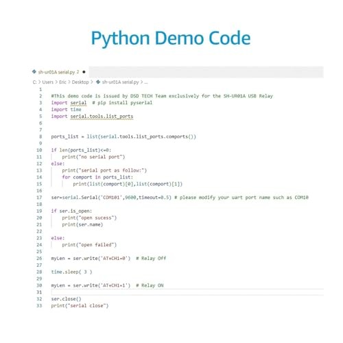 SH-UR04A 4-Channel USB Powered Relay Module for PC & Mac() 4CH