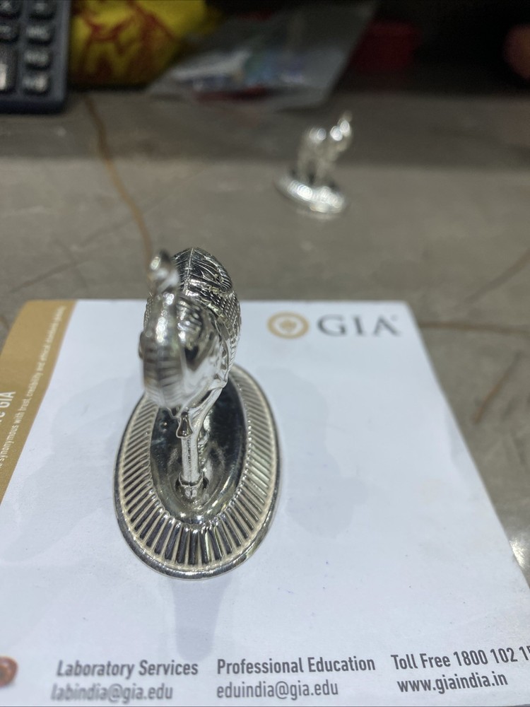 75% Purity Solid Silver Elephant 21 Gram