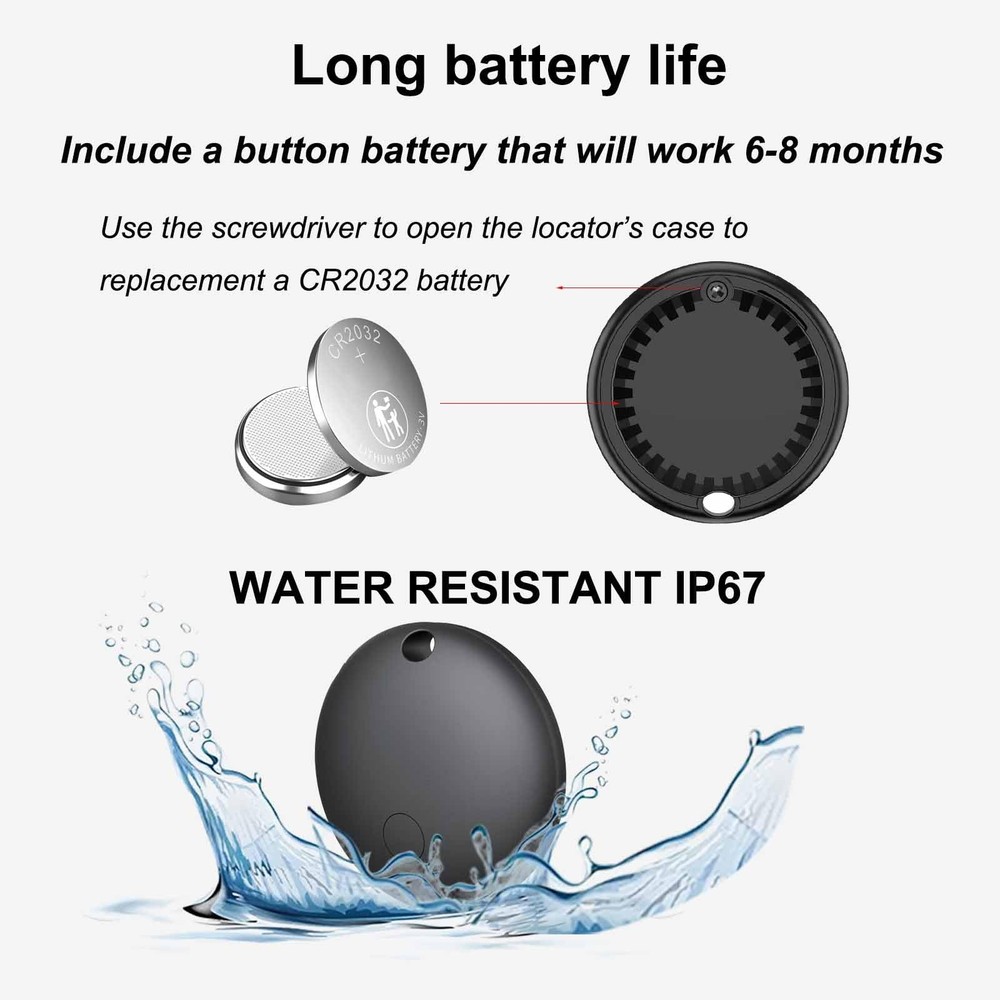 Bluetooth Tracker for Android 1-Pack,Item Finder for Android Device, Works wi...