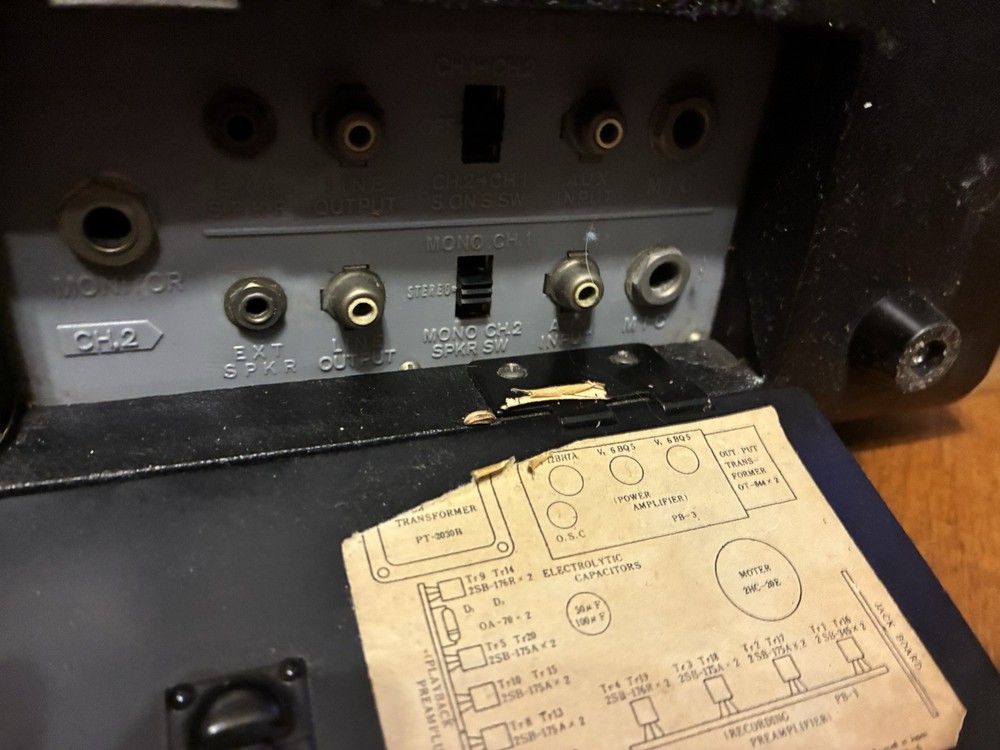Concord two track tape recorder