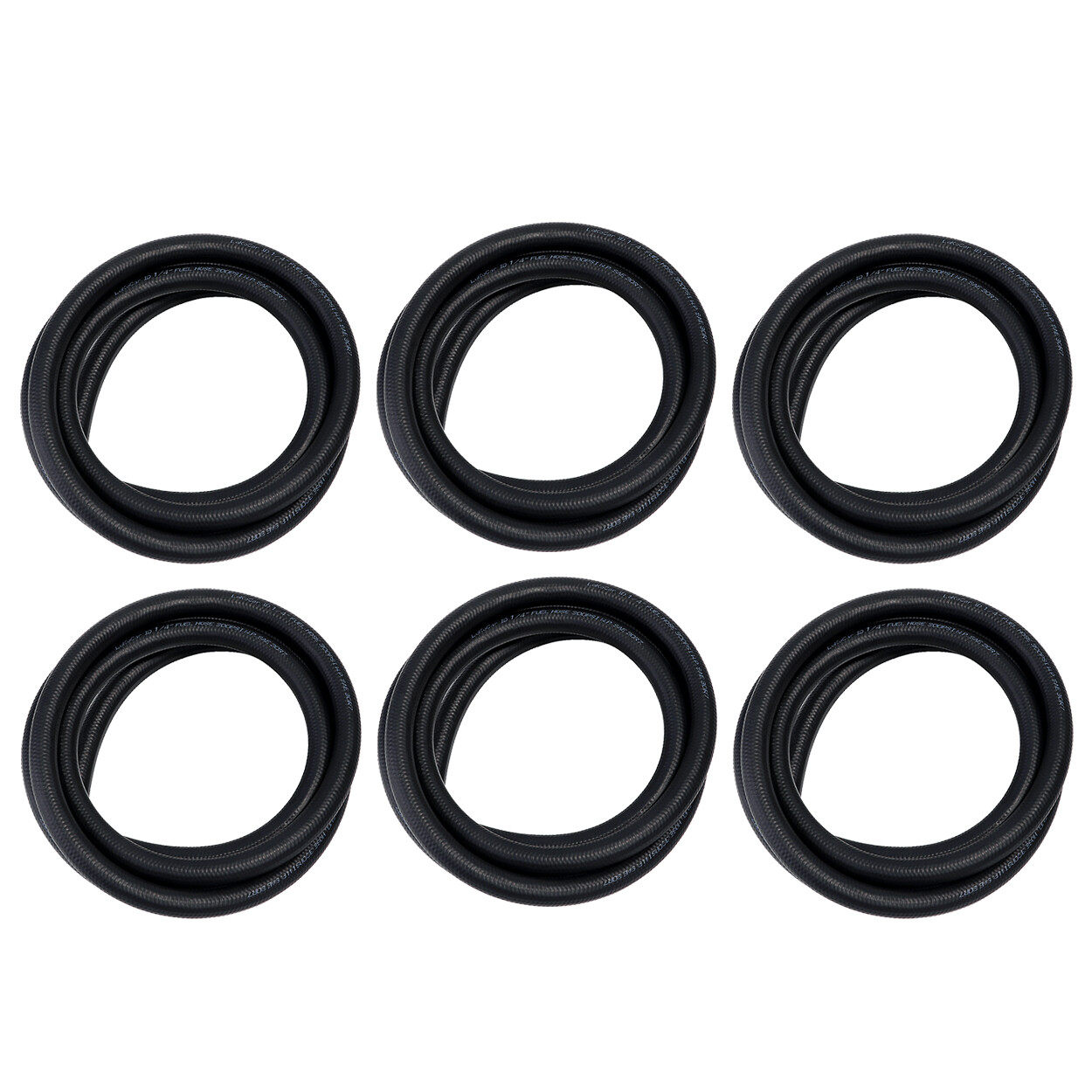 Rubber Fuel Hose Line Push Lock 3/8" 1/2" 3/16" 3/4" 1/4" 5/16" 5/8" NBR 300PSI